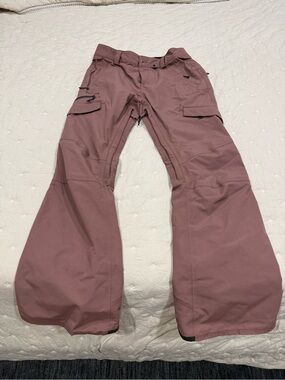 Volcom Women's Snow/Pants Jumpsuit in Mauve Rose